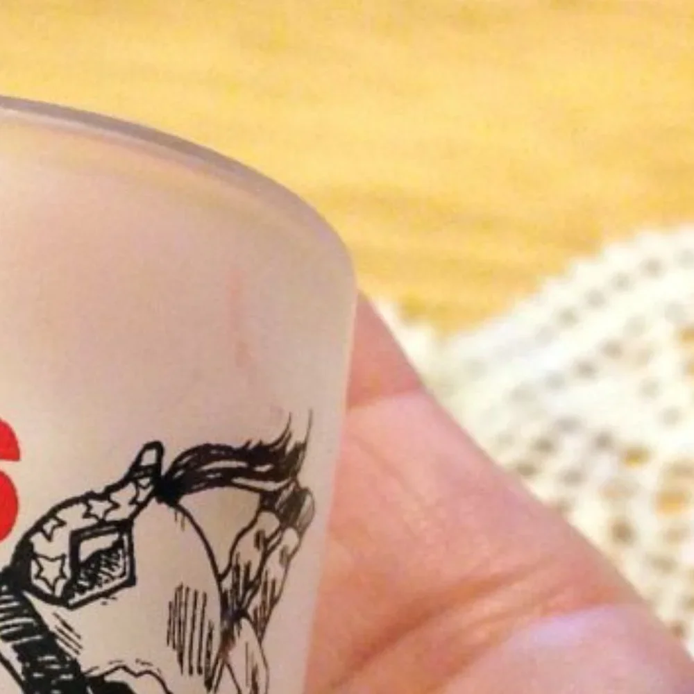 Frosted Shot Glass - Humorous